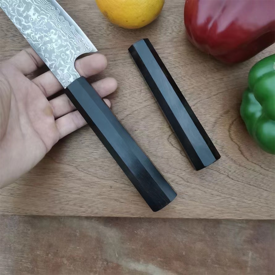 High Tech Kitchen Accessories - Afrikaanse Blackwood Achthoekige Handgreep Keuken Chef