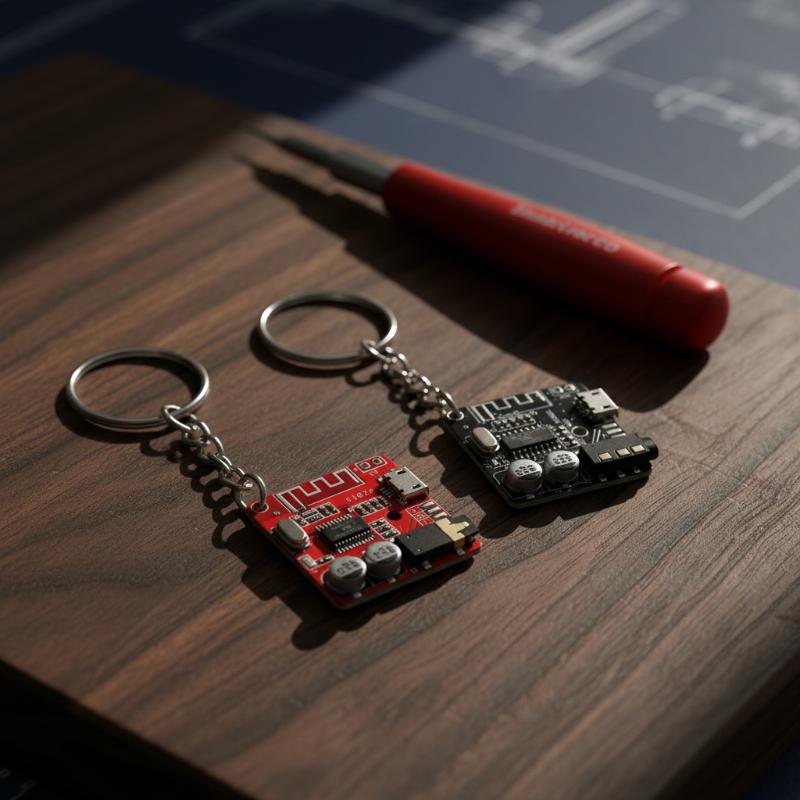 Printplaat sleutelhanger vinta - Tech Woven Accessories recensie en prijs