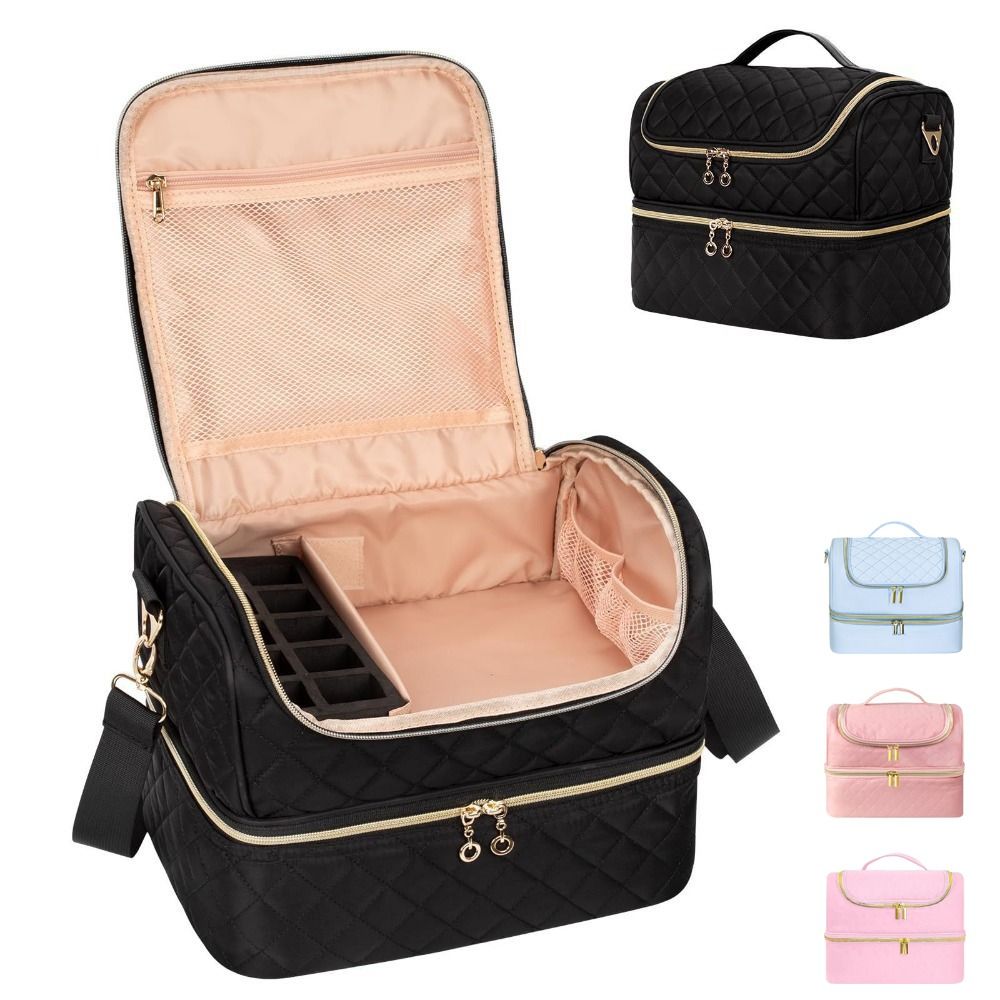 Dubbele laag nagellak opbergta - Tech Woven Accessories recensie en prijs
