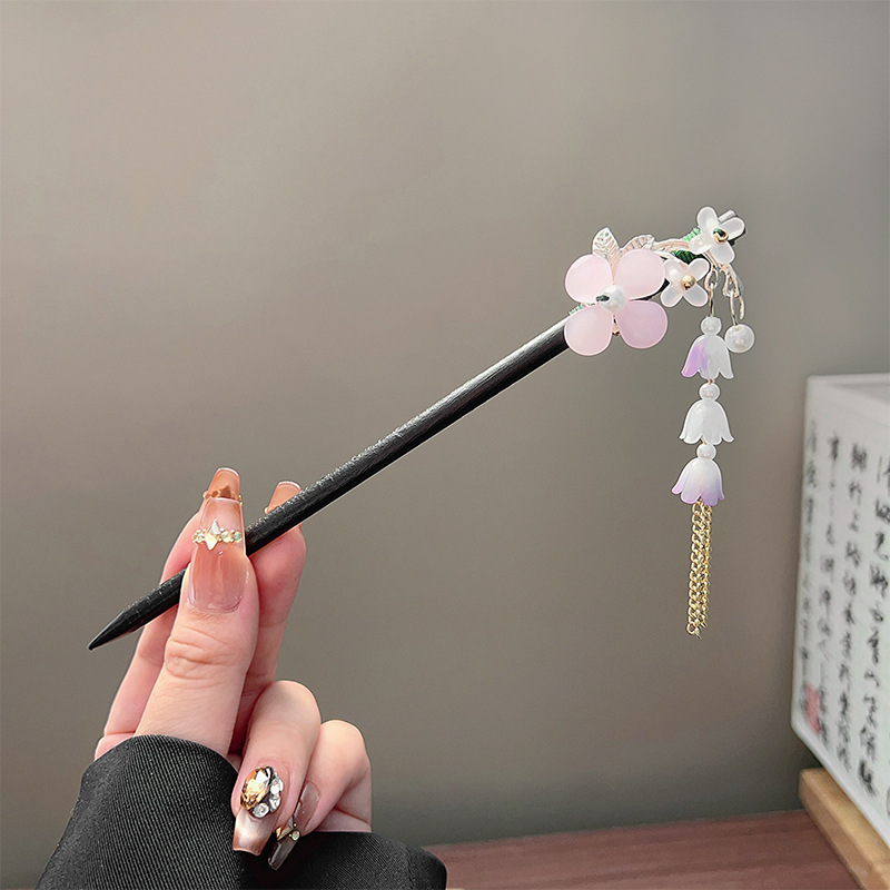 Klassieke kwastje haarstokje z - Tech Accessories For Women recensie en prijs
