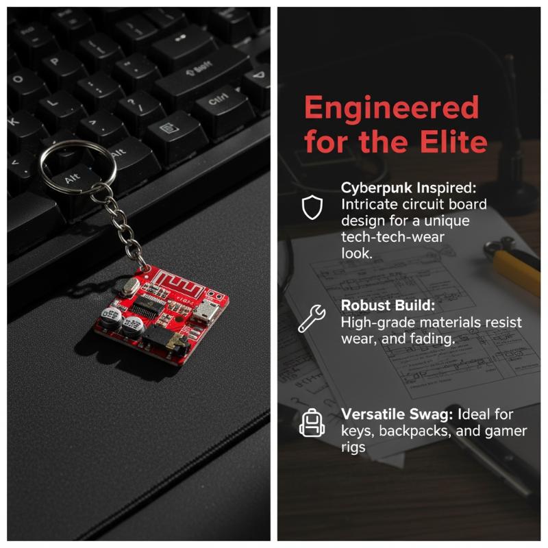 Circuit Board Sleutelhanger Mi - Tech Woven Accessories recensie en prijs