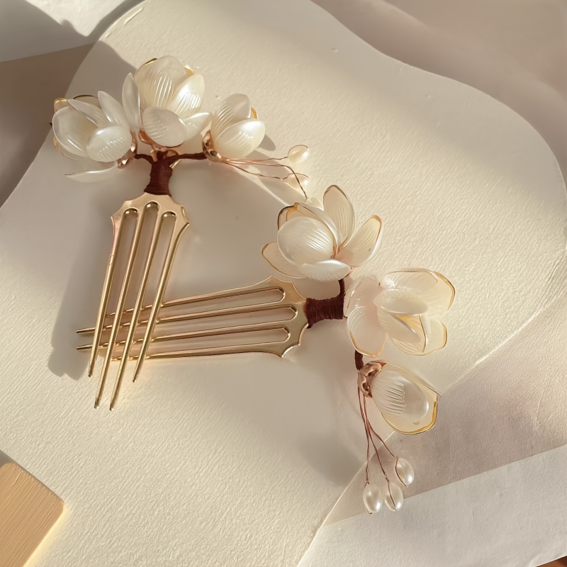 Chinese stijl schelp magnolia  - Tech Accessories For Women recensie en prijs
